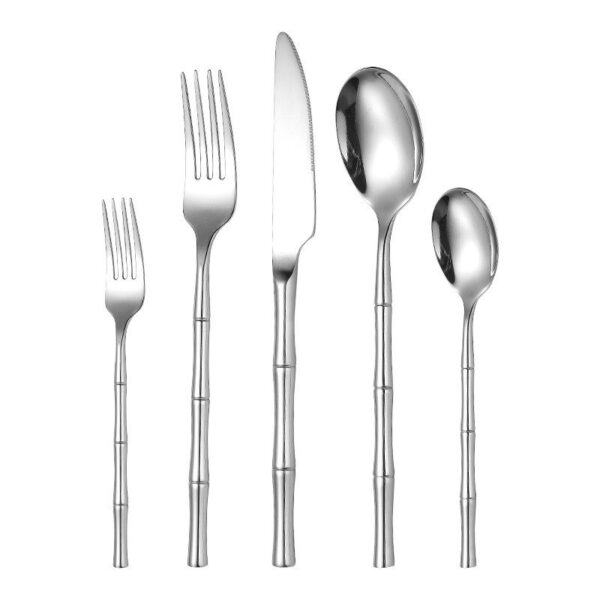 Titanium-Plated Stainless Steel Cutlery Set