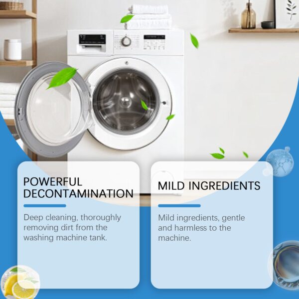 Jakehoe Washing Machine Cleaning & Deodorizing Powder