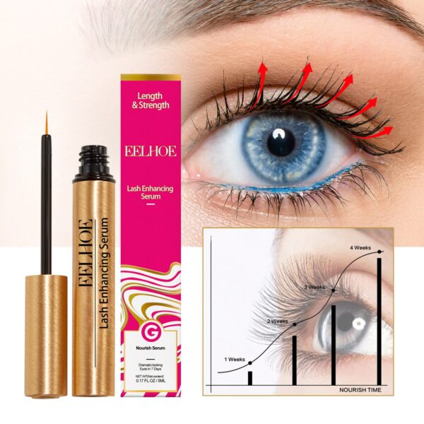 Natural Black Lengthening & Curling Eyelash Serum